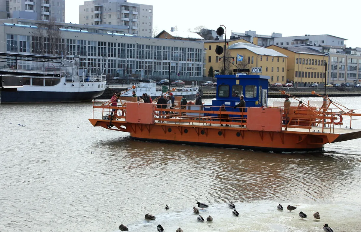 Taking the Ferry to Turku Archipelago Winter